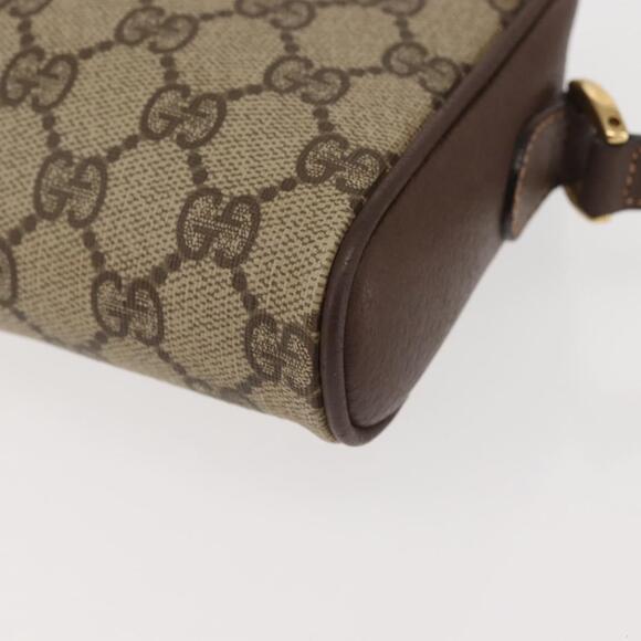 GUCCI GG Supreme Shoulder Bag PVC Beige Silver 001 58 6594 Auth 144076 - Picture 14 of 16